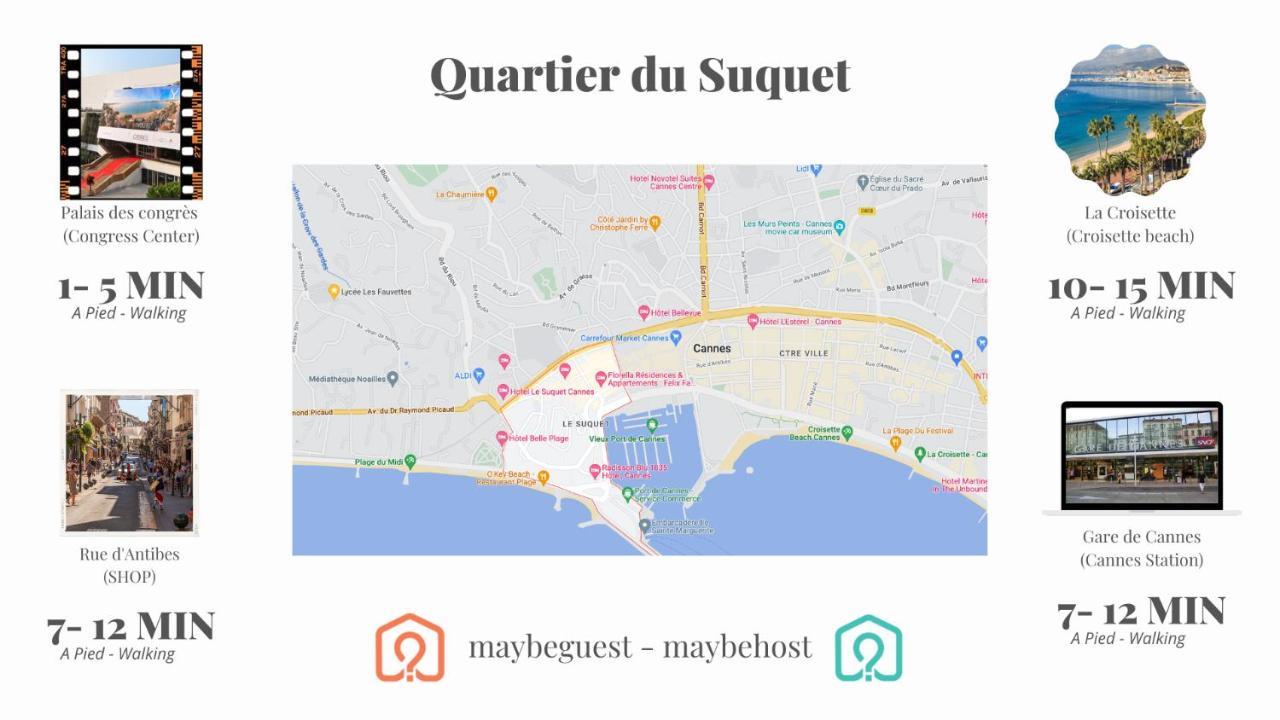 C001-Beau Studio Neuf Situe Au Centre Cannes Eksteriør bilde